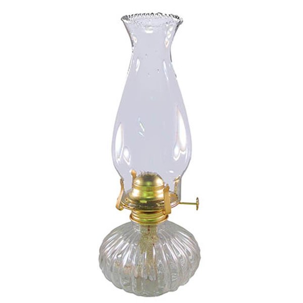 Whole-In-One Ellipse Glass Oil Lamp WH149808